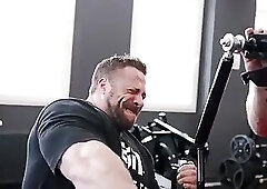 Tim Budesheim Working Back and Sexy Posing