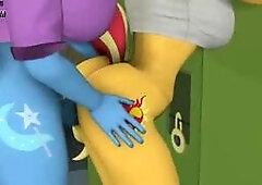 Trixie Futa Fucks Sunset Shimmer by CDVreus