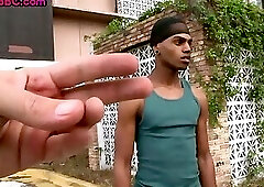 Black stud anallyfucked at public place in doggystyle