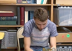 Gay thief blows black rod