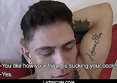 Two Hot Amateur Latino Twinks Have Sex On Camera For Money