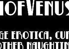 Stud spies on hotty masturbating with hand and with sextoy in this 1950s porn reel. This Chab discloses himself and they commence to banging.