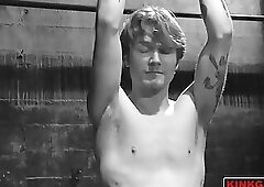 Van gets Hunk Patrick Knights big cock nice and hard at the pit