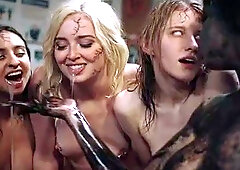 Fantastic hardcore fuckfest with cock and cum craving freaks