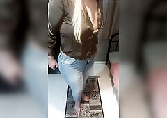 My large booty in recent hawt jeans panties