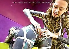Inked Alt Teens Destroy Each Other with Massive Crazy Toys