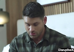 Millionaire shirtlifter teddy assfucking nailed by his bf