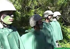 Gay private analfucked in outdoor bootcamp