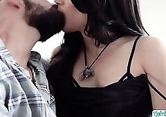 Smalltits shemale lets her boyfriend bang her wet tight ass