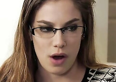 Bigtit trans gal riding weenie bareback with hubby on loan whilst her kinky most good ally encourages from sidelines