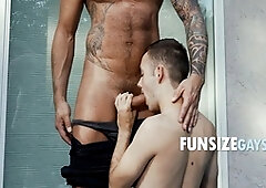 Dilf, butt-hole-fucked, coach