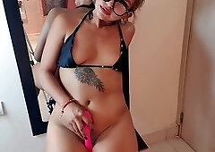 My vibrating pleasure toy hits hard