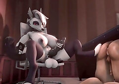 Hellish Chief ROMPS POUNCING WITH HER AMPLE BOOTIE AND MASSIVE MIND-BLOWING GAMS T-MODEL FUTANARY