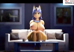 ANCHA PAYING WITH HER FEMBOY MATE AND GETTING CREAMPI - ANCHA MANGA ANIMATION 4K 60FPS