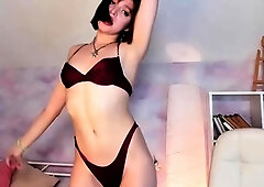 Amateur Webcam Teen Flashes Masturbates