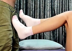 Sensual Footjob with Condoms!!!