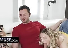 Small blonde Lindsey Lane & lily larimar get free-for-all used hard