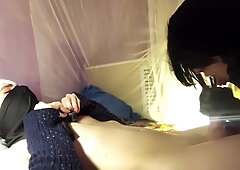 I to Crossdresser Neko Femboy and Swallow his Sperm Nek