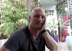 Inked Babe Pounded Before Footjob And Facial