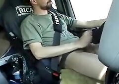 French Truckers Cocky Solo Drive