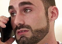 Pretty trans hottie gets ass destroyed by a bearded hunk