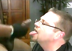 BBC Cums On His Face 7