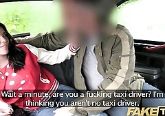 FakeTaxi - UK chav gets her butt spanked