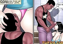 Hot married woman fucking with the black guy after the barbecue!