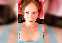 POV: wakening up with a blue eyes trans hotty