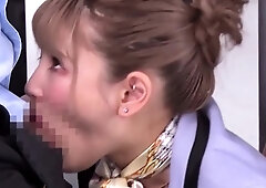 Awesome Japanese hardcore blowjob sexy babe