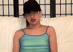 Big balls blue dress