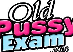 Messy woman doctor checking blonde grandma twat on gynchair. This Guy is using various gyno instruments to explore her old snatch properly. This old l