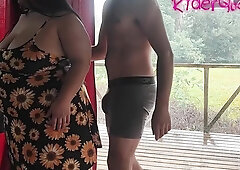 Stepmother Is Invited To Rest At A Cabin And Gets Fucked