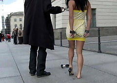 She is made to get fucked in public places