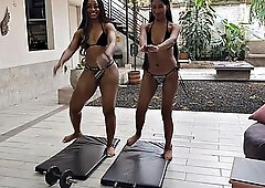 Brianna  Alexa Sexy Workout Youll Want on Repea by aronalexa: Amateur, Latina  Exercise Porn