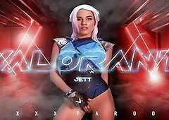 Eveline Dellai As VALORANT's JETT Takes Deep Anal Fuck VR Porn
