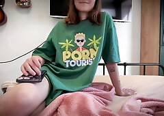 The Porntourist's fan fucks with her lover!