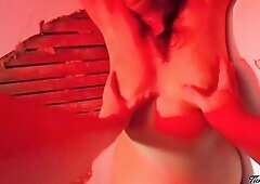 TICKLISH HONEYS - Muffy Gets Her Melons Tickled and Caressed