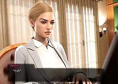 Married Business Woman Doing Slutty Things In The Office