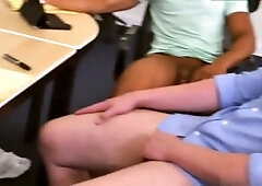 Intense gay blowjob scene with straight guys exploring their desires