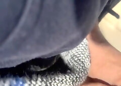 Joy at underground wc in London