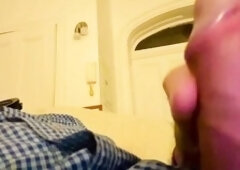 Masturbation, spouse, a big cock man