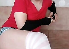 Shorts Outfit Booty Slutty Sissy