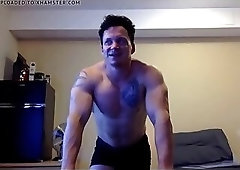 British muscle Lad flex