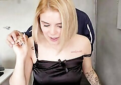 Melanie Caceres's doxy screws her delivery guy with a giant thick shlong - Nick Jowel