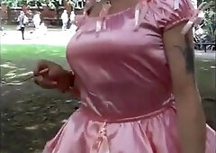 Sissy Crossdresser's Public Walk of Shame5555