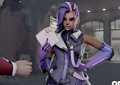 Sombra gets exactly what that babe craves — a large thick dong buried unfathomable inside her in this hawt CG Overwatch porn. Smooth animation, inte