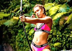 Slender slim angel Avery Cristy fucked in the cowgirl pose