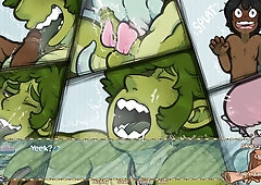 Finest Buddies Have a Threeway! (Cutscene from the Visual Novel, "Tomai")