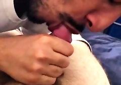 Inhaling and Edging his Shaft while both Sweat-Soaked & Musky from the Gym. ;)